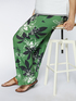 Pantaloni in jersey dalla stampa foliage image number 4