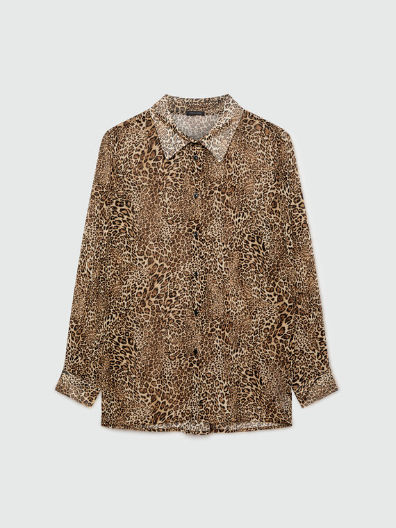 Leopard print sweater