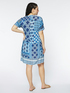 Patterned midi dress image number 1