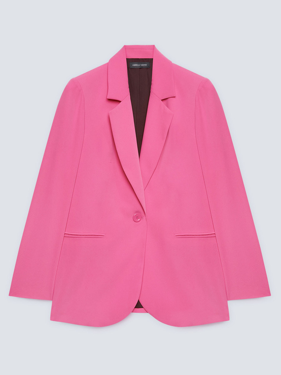 Blazer with button fastening