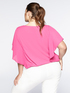 Blusa amplia de color liso image number 1