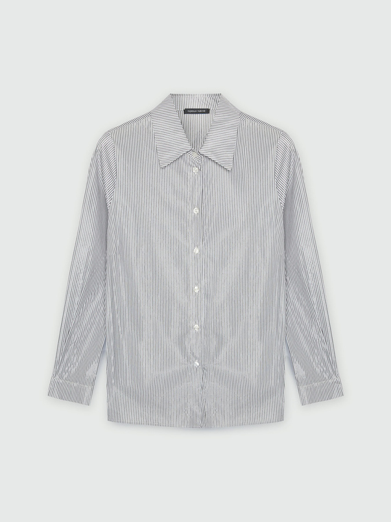 Lurex striped shirt