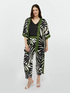 Foliage print kimono image number 3