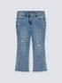 Kick-Flare-Jeans mit Rissen image number 3