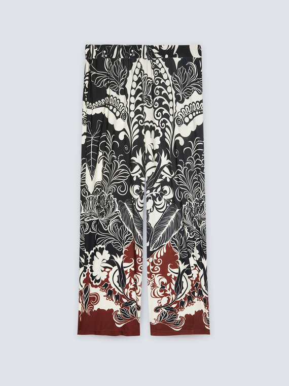 Elegant printed trousers