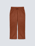 Linen and viscose loose trousers image number 4