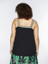 Crepon top with embroidery image number 1