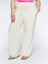 Linen and viscose loose trousers image number 0