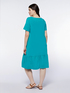 Jersey dress with ruffle image number 1