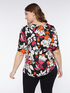 Bluse aus Viskose mit Blumenmuster image number 1