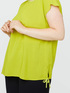 Blusa de lúrex con cordones image number 2