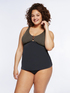 Tankini with lurex detail image number 2