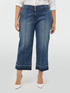 Cropped jeans with slant pockets image number 2