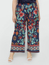 Printed palazzo trousers image number 3