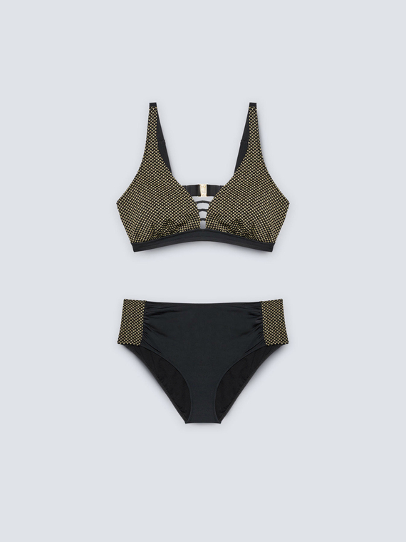 Bikini with lurex details