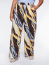 Trousers with zebra print image number 0