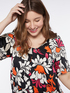 Floral viscose blouse image number 2