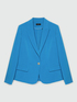 Crepe fabric blazer image number 4