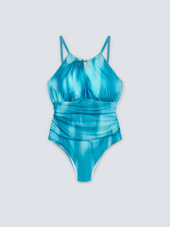 Maillot de bain une pièce avec col en goutte