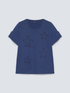 T-shirt con stelle ricamate image number 4