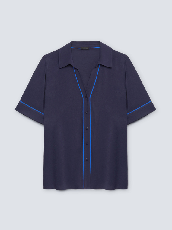 Short-sleeved ECOVERO™ viscose shirt