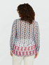 Shirt with geometric print image number 1