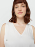 Top with set stone embroidery image number 2