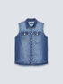 Gilet in denim image number 4