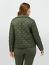 Quilted biker style down jacket image number 2