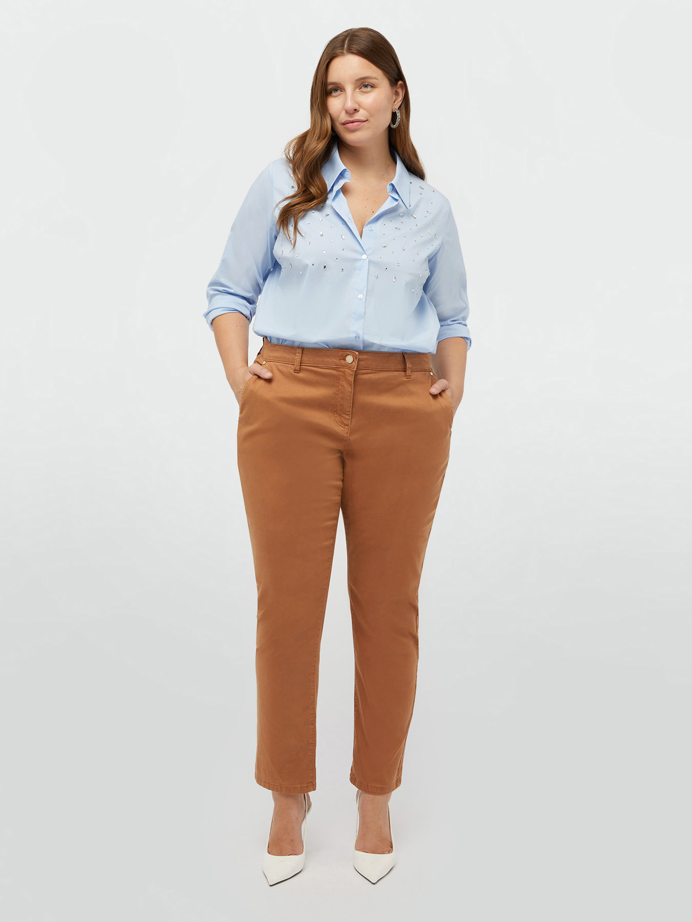 Cotton and TENCEL™ chinos image number 0