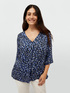 Bluse mit Animalier-Muster image number 2