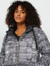 Printed Sorona® Aura reversible down jacket image number 7