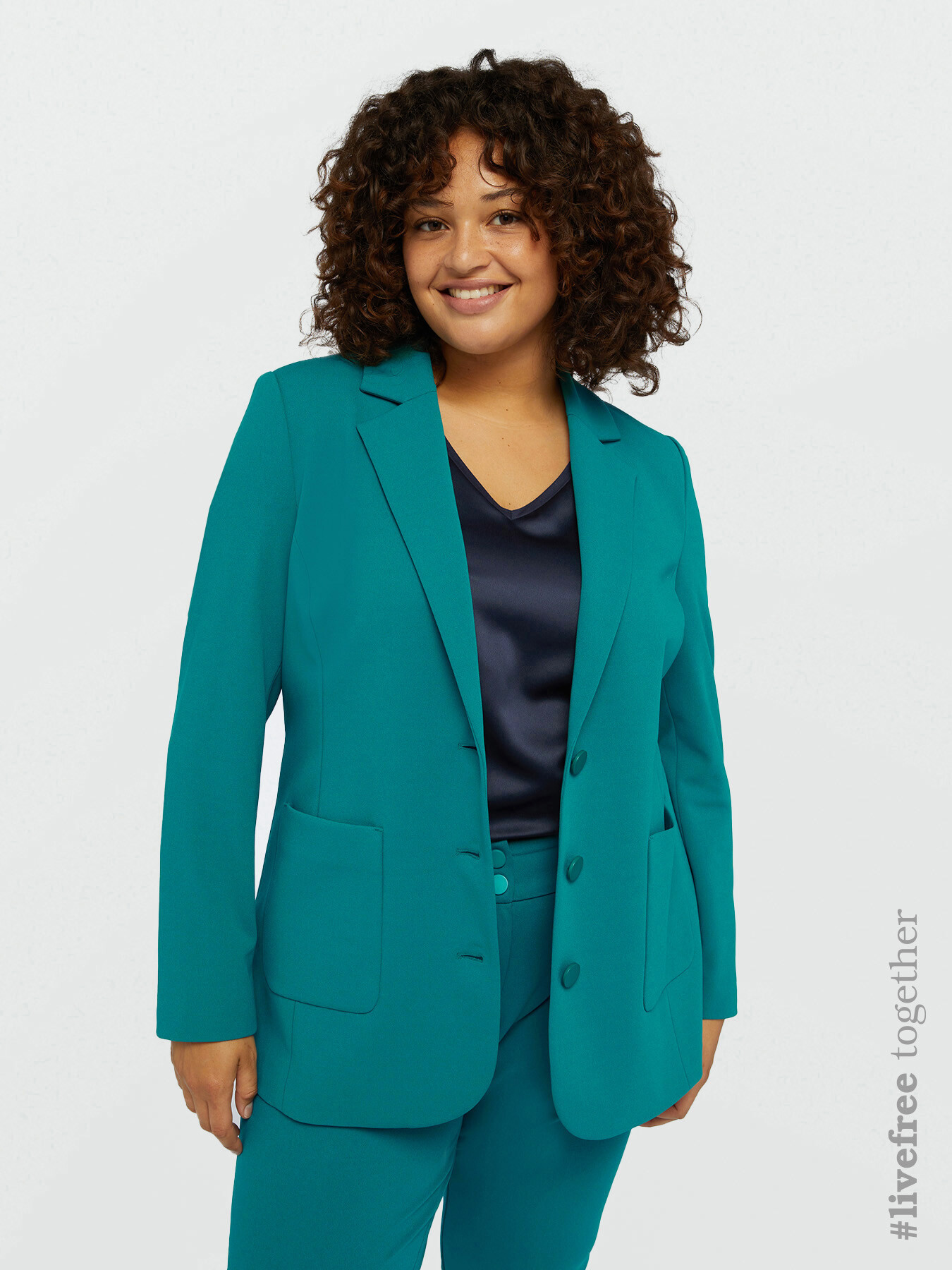 Blazer with patch pockets image number 0