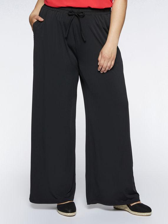 Pantalon jogger large en jersey