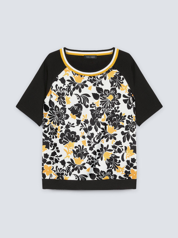 Pull avec imprimé floral