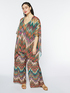 Robe caftan fantaisie motif chevron image number 1