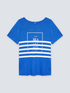 T-shirt with sailor-style print image number 4