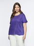 Blusa in lino e cotone image number 2