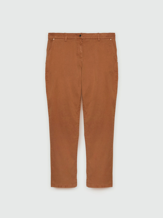 Pantalon chino en coton stretch et TENCEL™