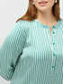 Printed satin blouse image number 3