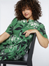 Foliage print dress image number 3