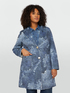 Lightweight denim effect printed coat image number 2