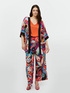 Multicolour LENZING™ ECOVERO™ viscose kimono image number 3