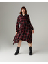 Tartan chequered dress with studs image number 6