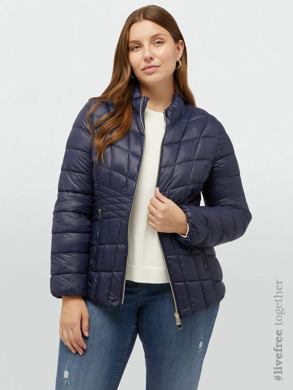 Down jacket with Sorona® Aura padding