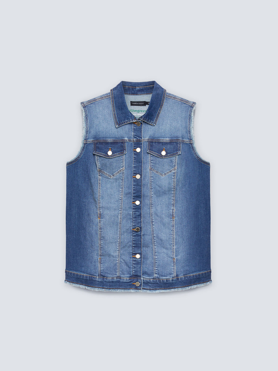 Gilet in denim