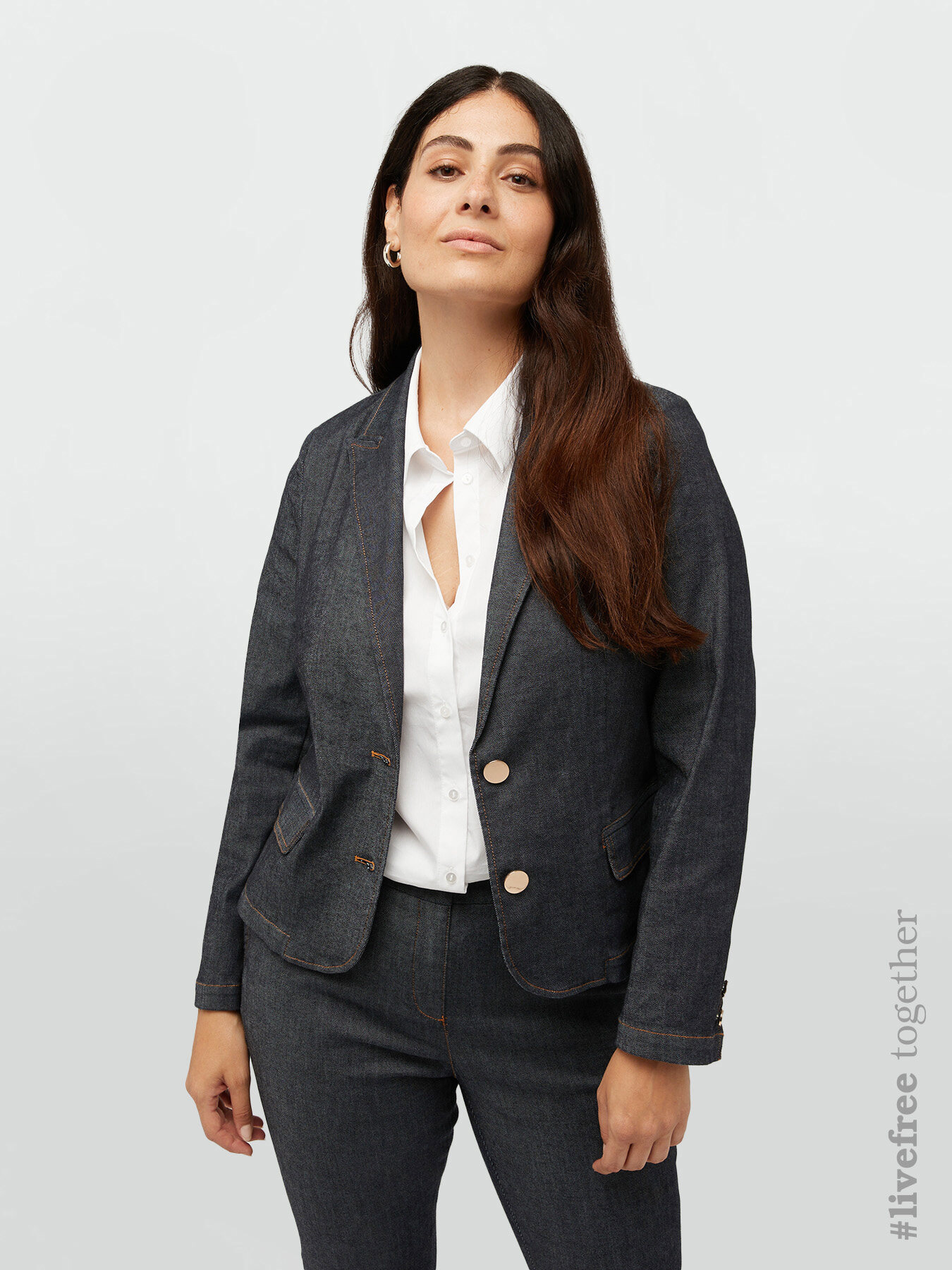 Blazer aus Denim image number 0