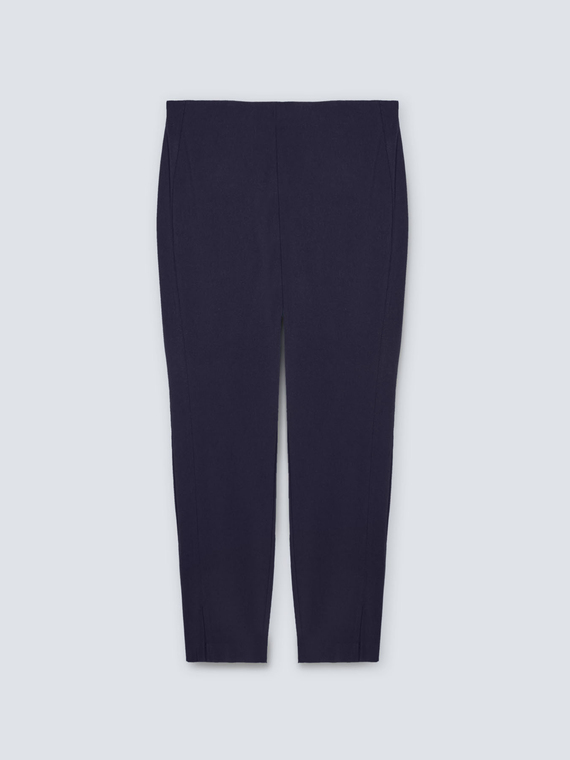 Skinny trousers with side inserts