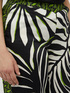 Foliage print trousers image number 3