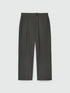 Straight-leg pinstriped trousers with rhinestones image number 4